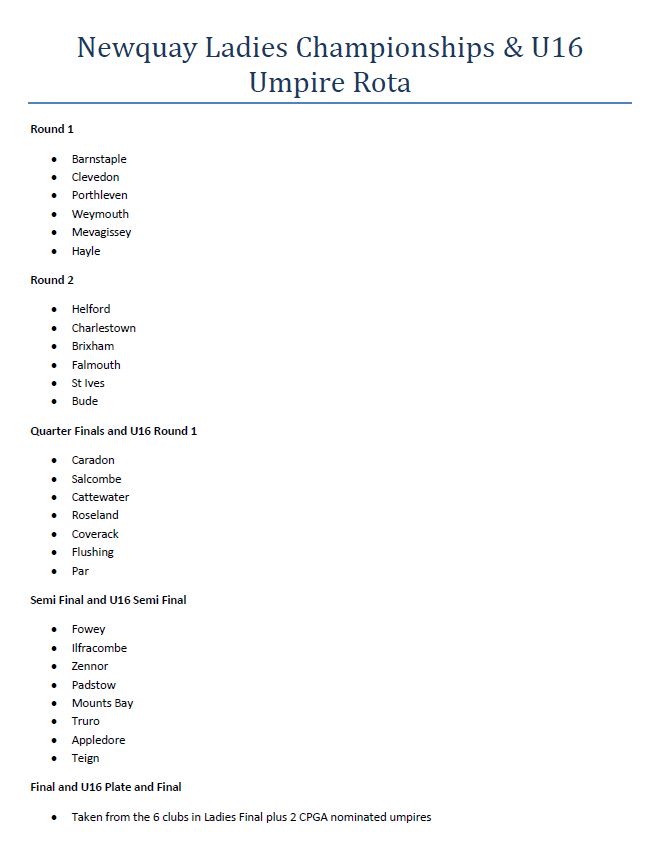 List of umpires