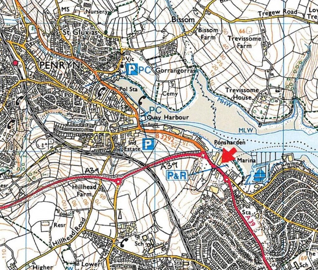 Map of ponsharden